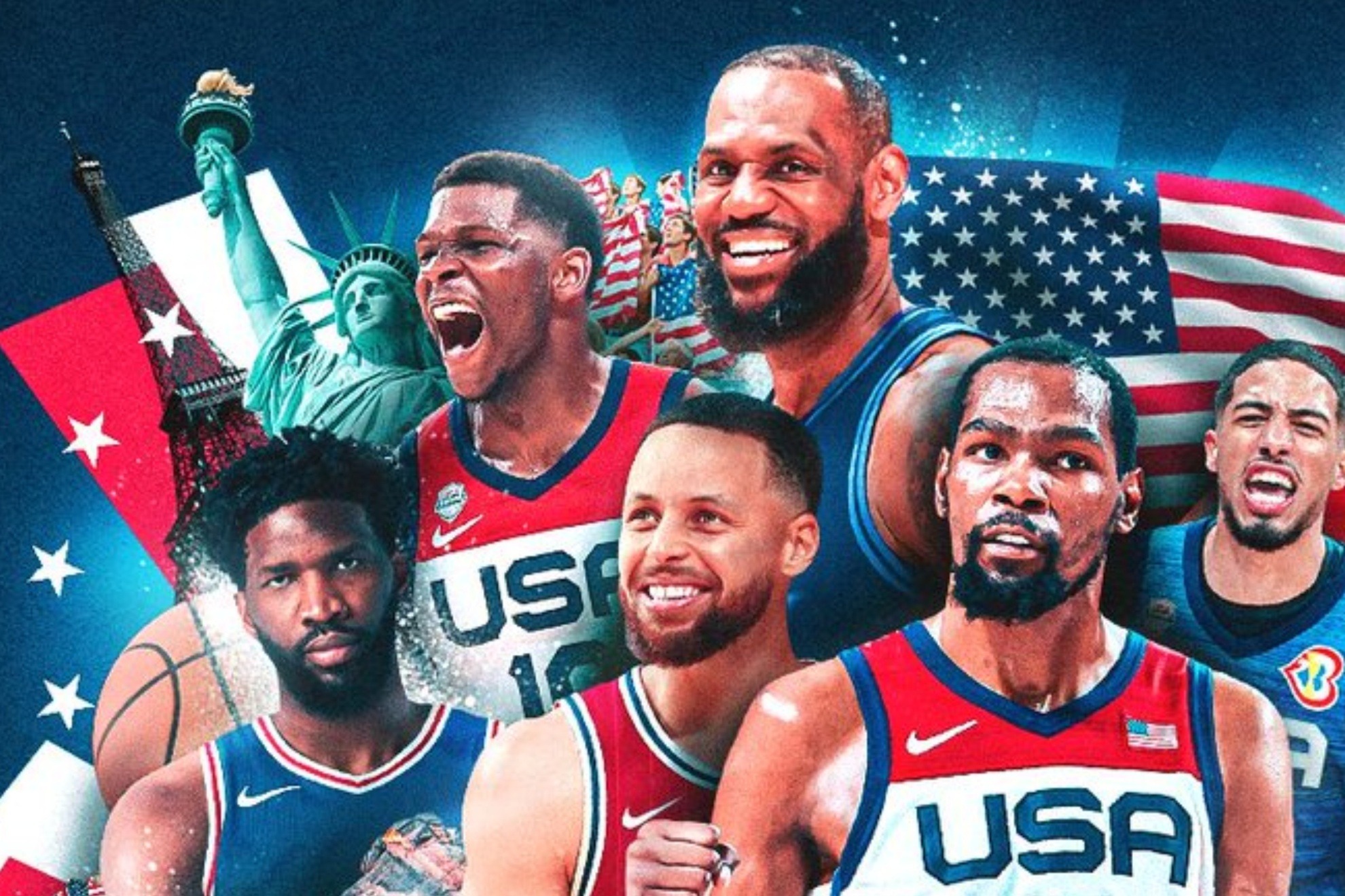 Curry Makes Olympic Debut! U.S. Men’s Basketball All-Stars Ready to Face European Powerhouses